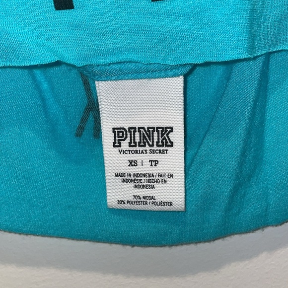 PINK Turquoise “Good Times” Crop Top - Picture 3 of 6
